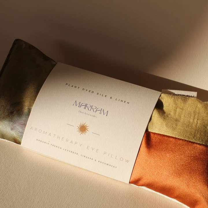 Marram – Großhandel Spa-/Therapie-Kissen – Aromatherapie-Augenkissen - natürlich gefärbt - Patchwork