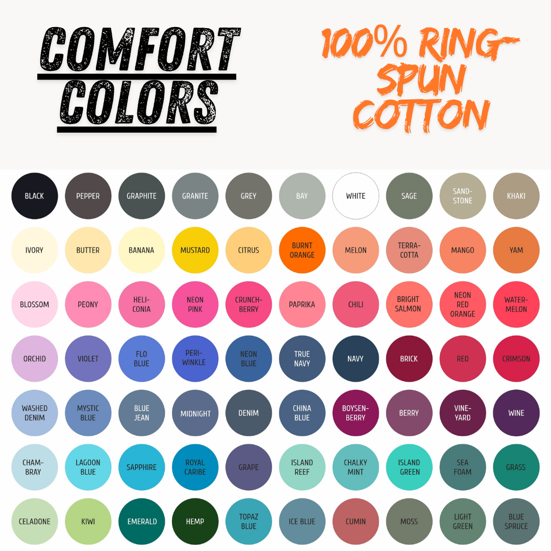 MYES BULK APPAREL - Wholesale T-Shirt - Unisex - Comfort Colors Premium Soft-Washed Cotton Tee4