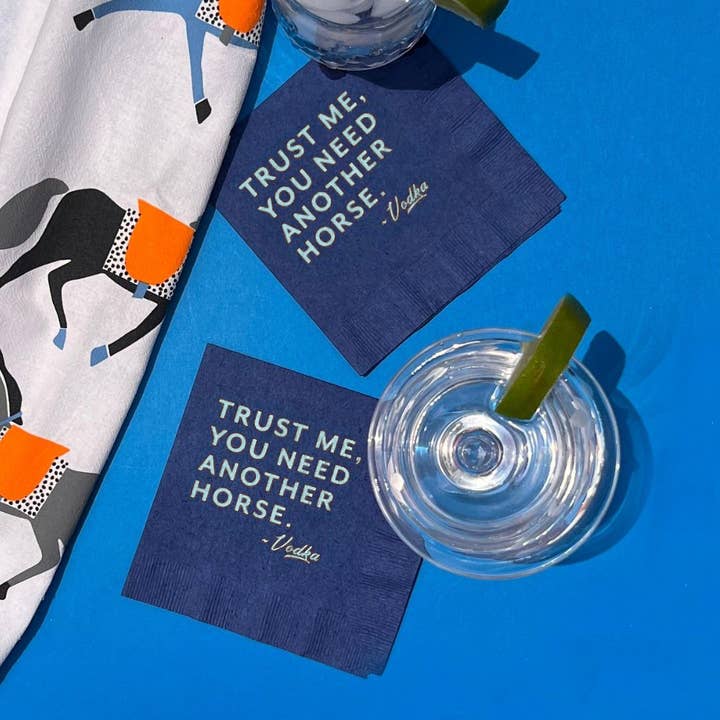 Mare Modern Goods - Wholesale Disposable Napkin - "Trust me" Cocktail Napkins