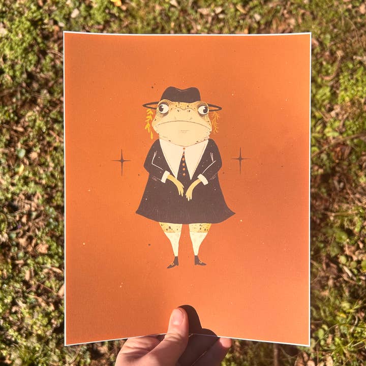 Impression de crapaud Salem pour la vente par Glitter and Toadstools