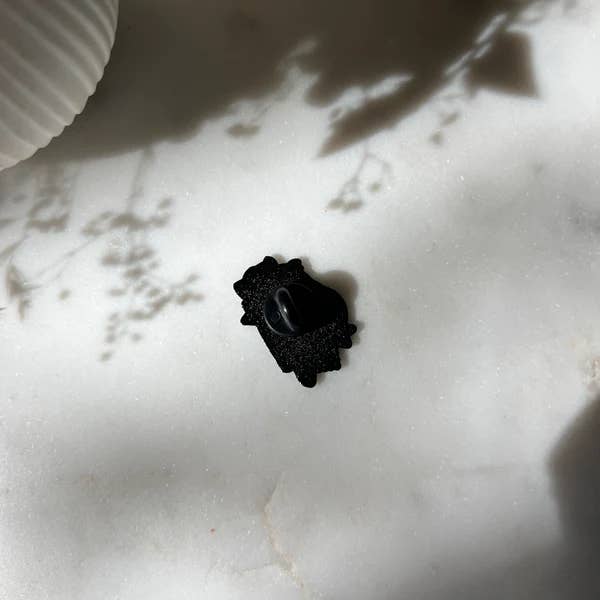 Lassoed Moon - Wholesale Lapel Pin/Button - Pasta Lover's Enamel Pin3