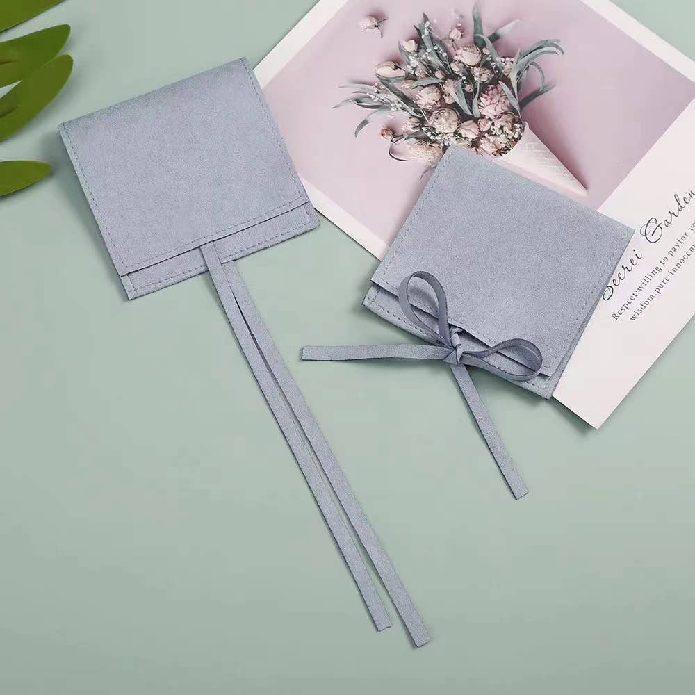 ZaraJewellery – Suporte de joias e exposição por atacado – Bolsa Premium para Joias em Microfibra – Saco de Presente Macio com Cordão9