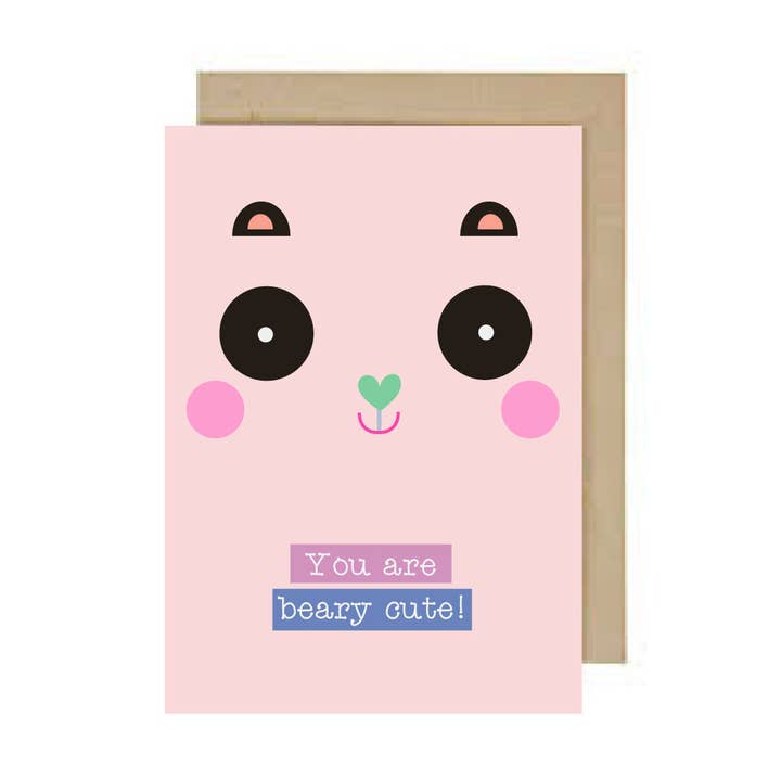Du är beary söt gratulationskort - födelsedagskort för barn för wholesale av karen thaco