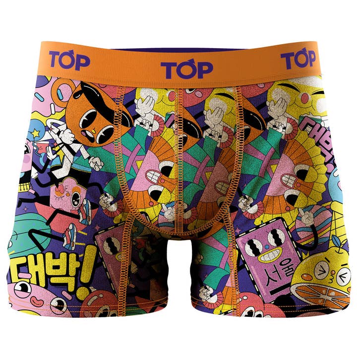 TOP - Vente Sous-vêtements – homme - Boxer en coton pour homme, lot de 3, collection Playlist6