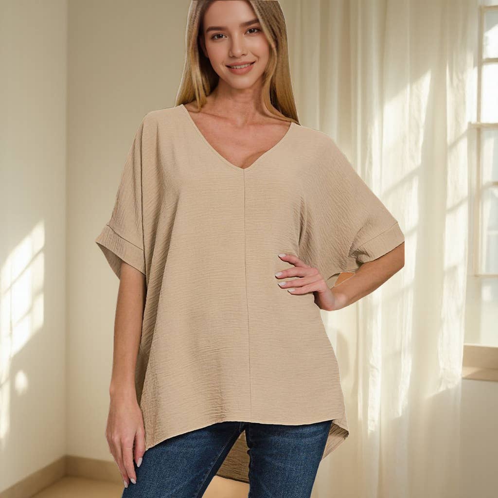 42POPS - Wholesale Blouse - Women's - `.Airflow Dolman Short Sleeve Top8