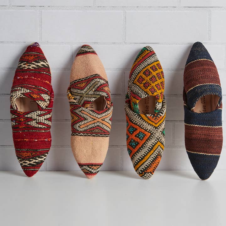 Verve Culture - Vendita all'ingrosso Pantofole - Donna - Pantofole marocchine Kilim