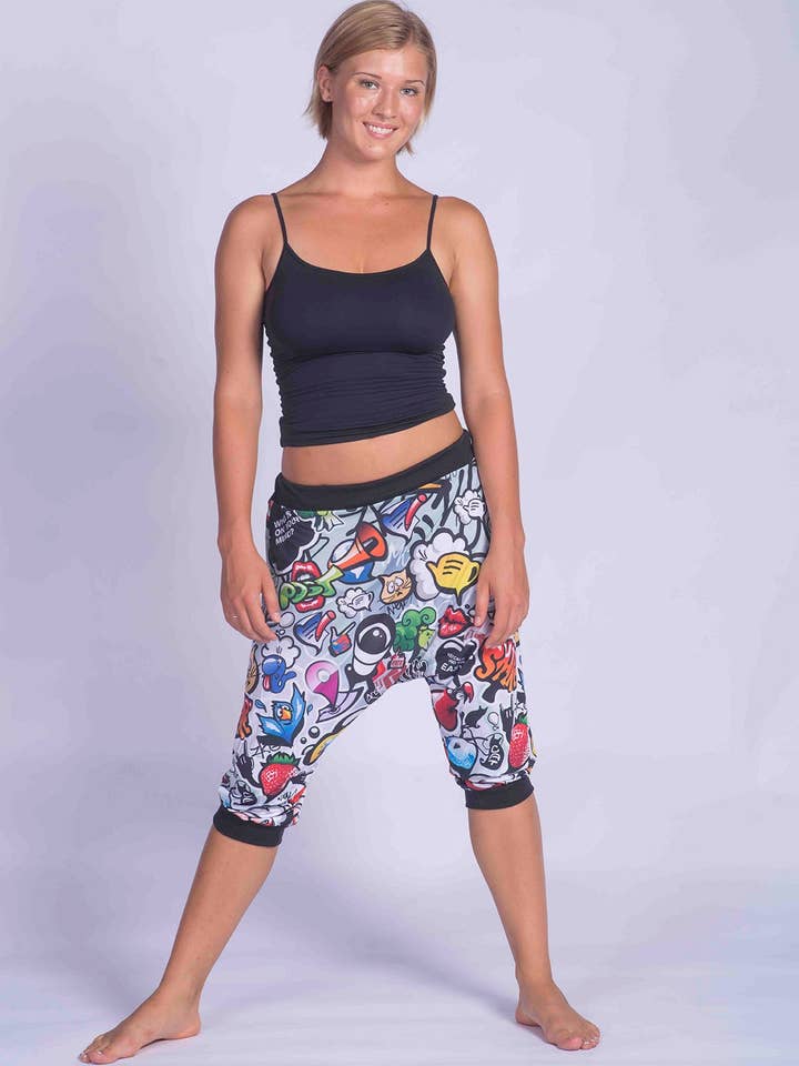 Fishikii Brains korte baggy broek, uniseks voor wholesale door Fishikii