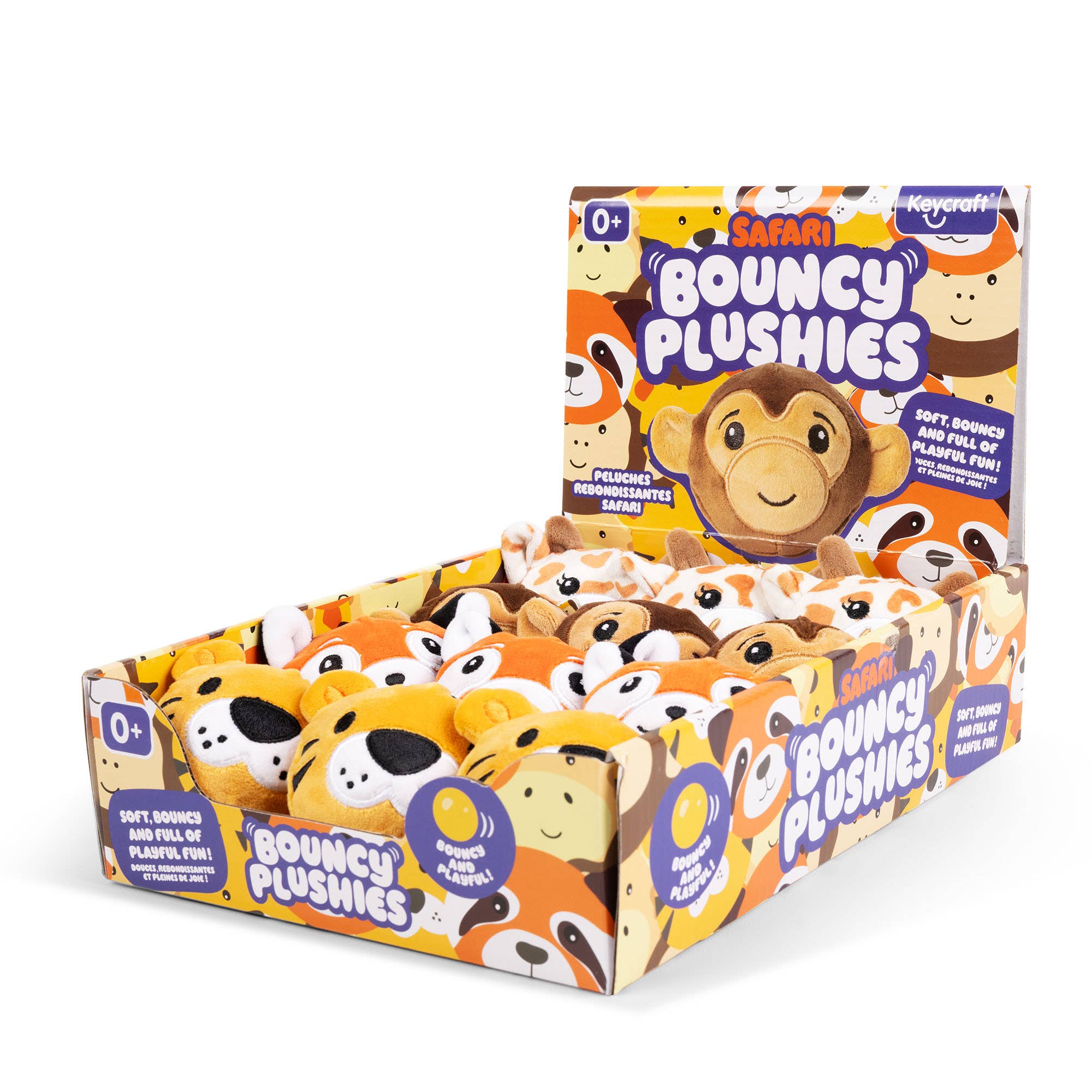 Keycraft - Wholesale Squishy Toy - Kids & Baby - Safari Bouncy Plushies6