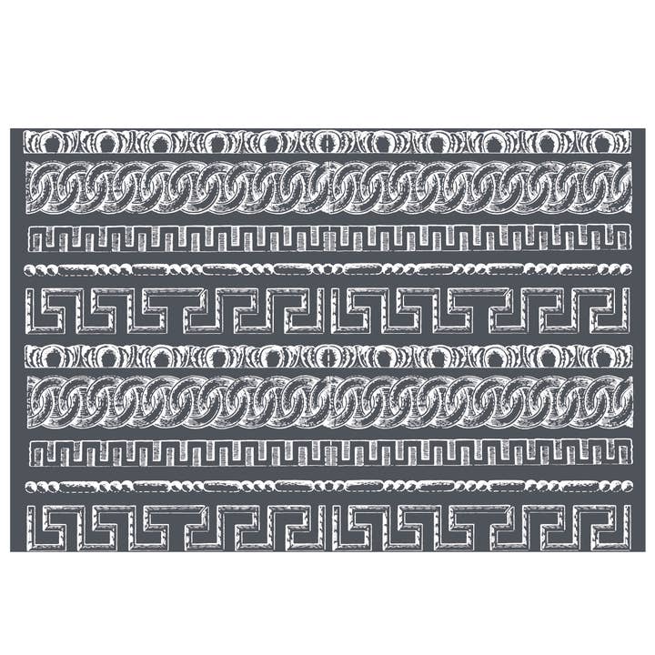 Plantilla de malla Classic Borders, 18 x 12 pulgadas para venta al por mayor de A Makers' Studio