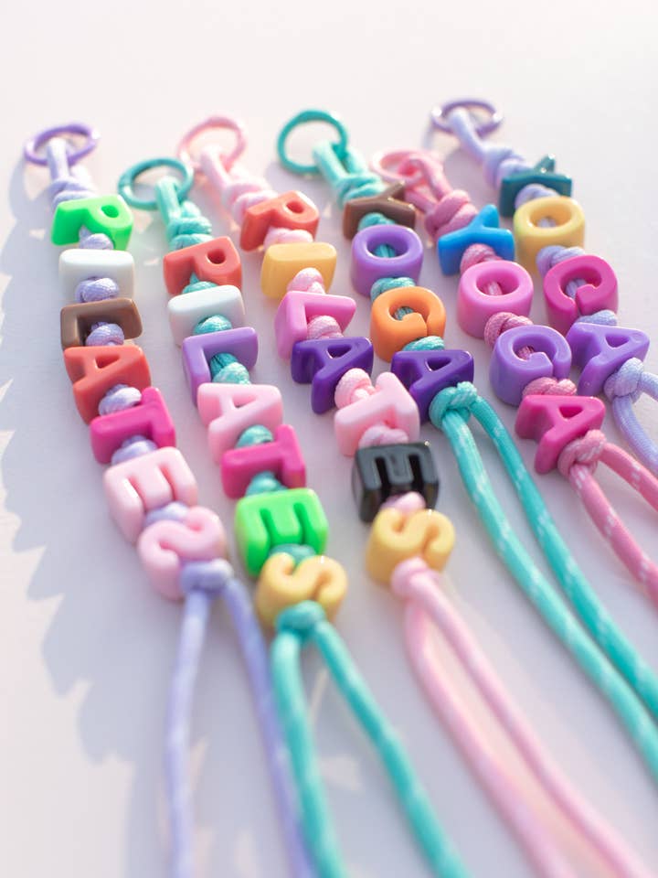 Yoga Pilates Block Letter Key Chain for wholesale by Space 46 Wholesale