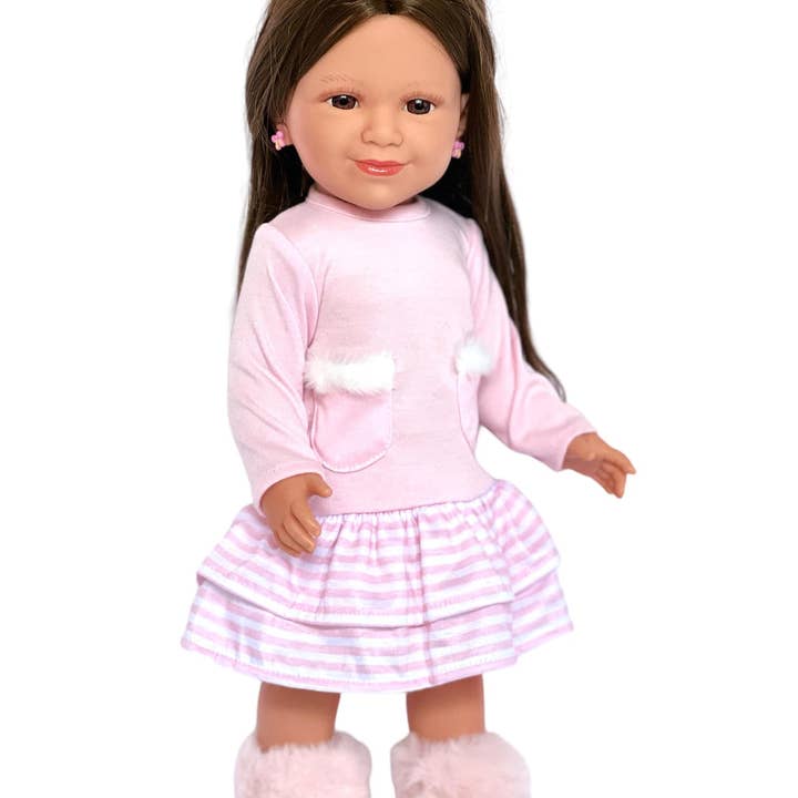 Kennedy and Friends/ Ann Lauren Dolls/ MBD - Wholesale Doll - Kids - Rosalie™: Embodied Elegance of an 18-Inch Doll- Boxed1