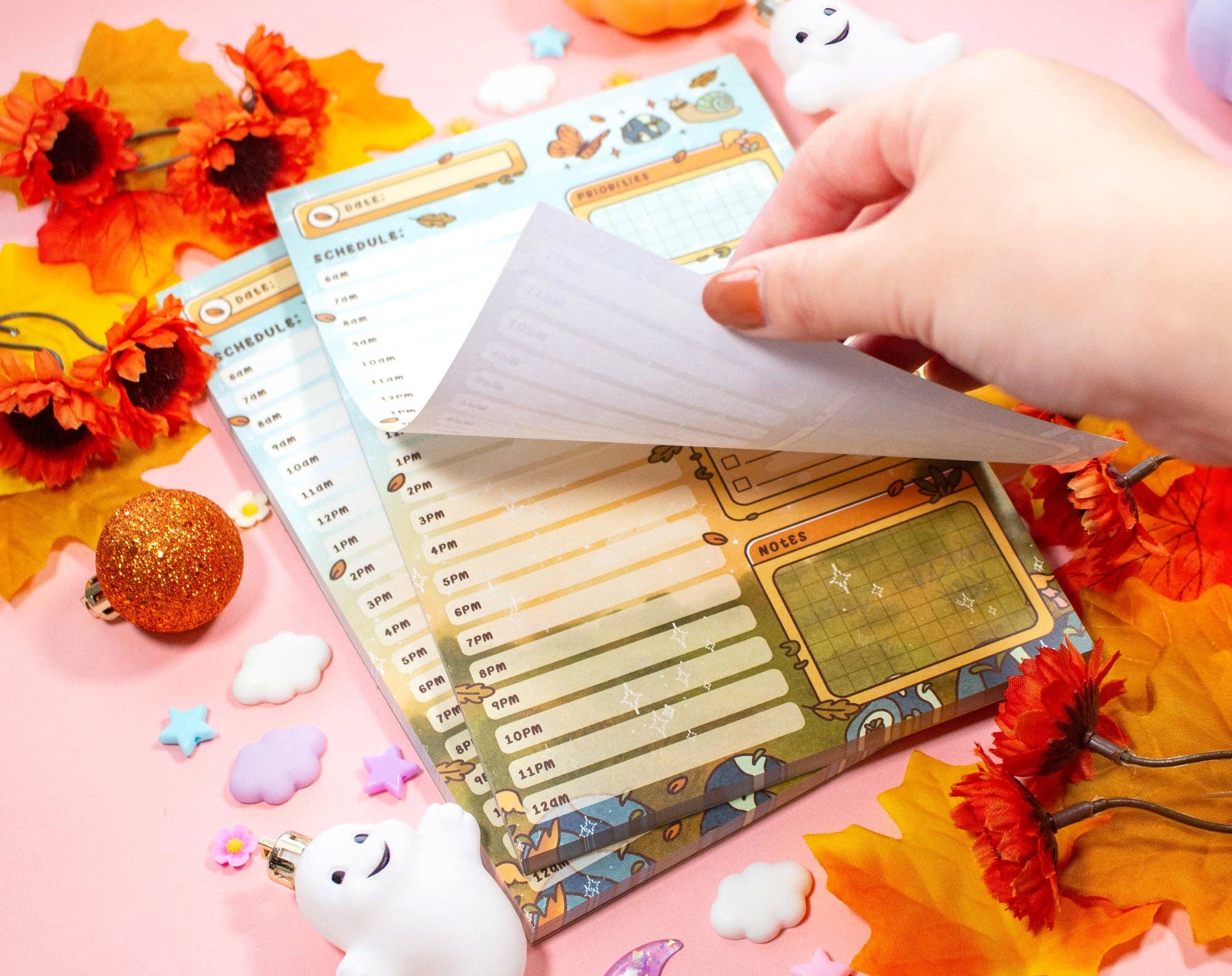 Unicorn Eclipse - Wholesale Planner - Forest Finds Hourly Schedule Planner Pad1