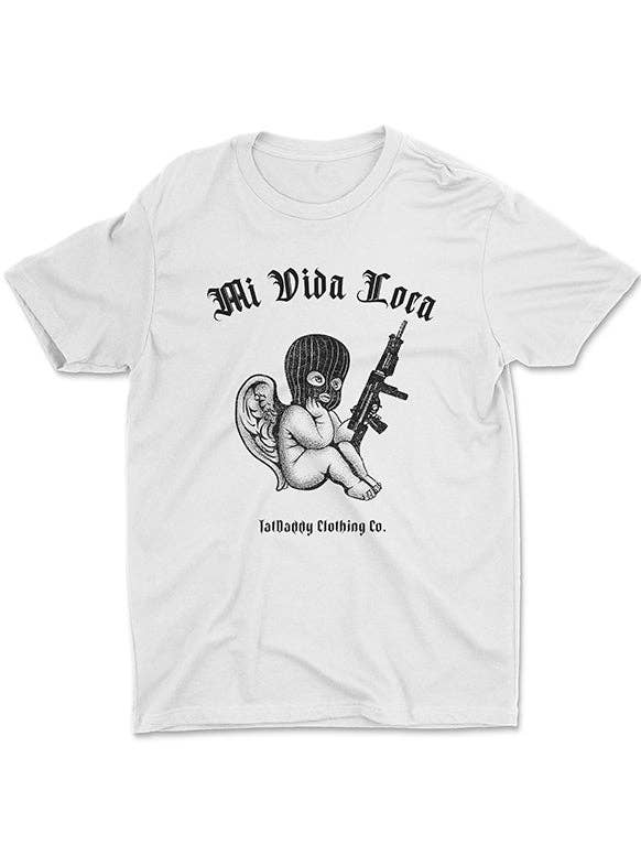 Tatdaddy „Mi Vida Loca” T-shirt voor heren voor wholesale door TatDaddy Clothing Co.