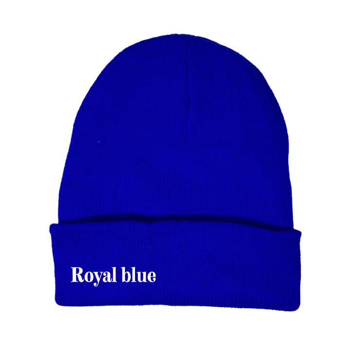 Rainbow Unicorn Birthday Surprise - Wholesale Beanie - Unisex - Unisex Rib Knit Margaret Beanie Fold Over Cuff Hat5