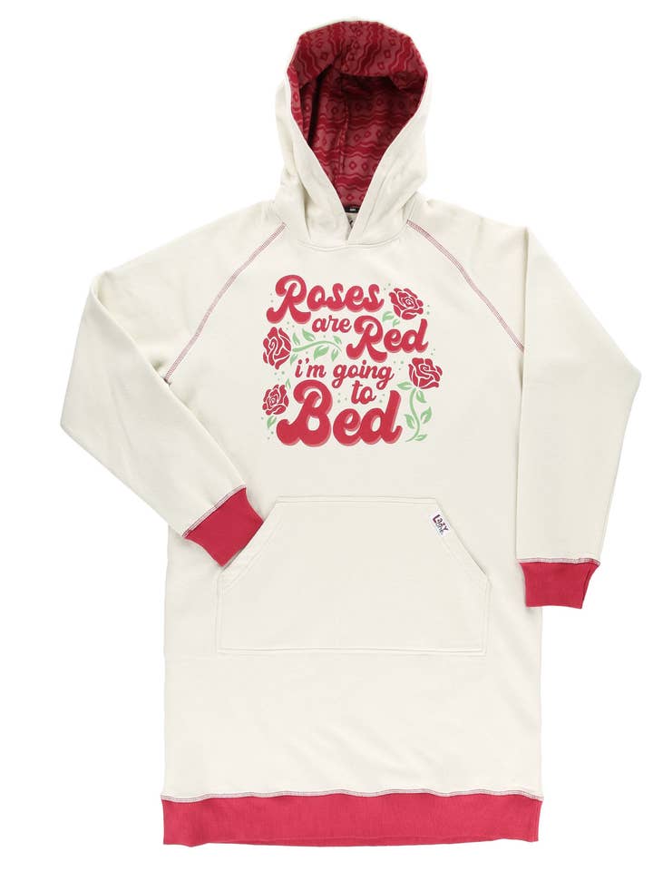 Felpa da notte "Roses are Red" per la vendita all'ingrosso da parte di Lazy One