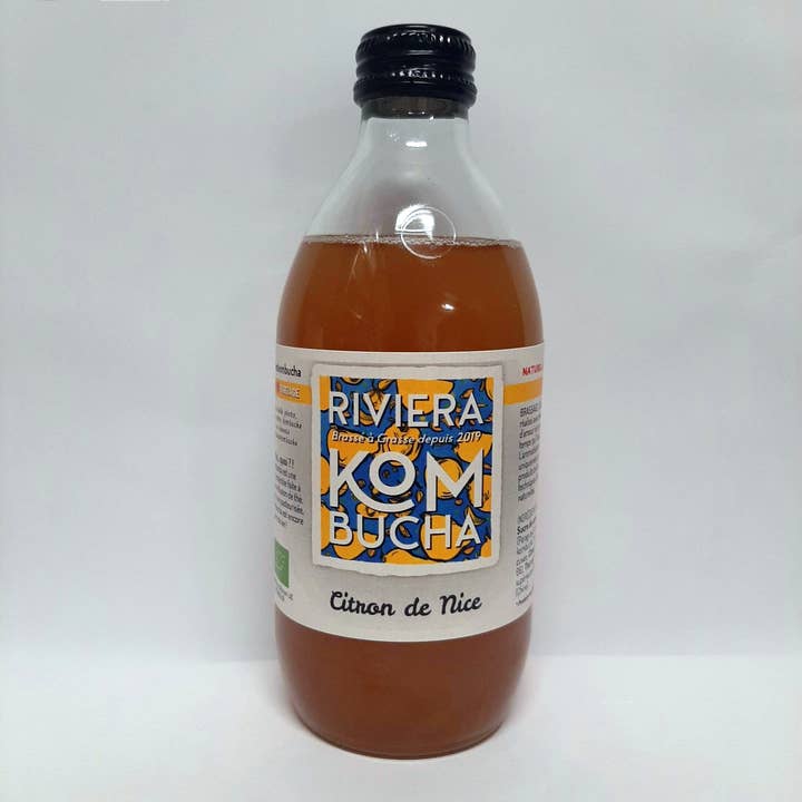 Premium Kombucha - Fin citron - ekologisk för wholesale av Riviera Kombucha