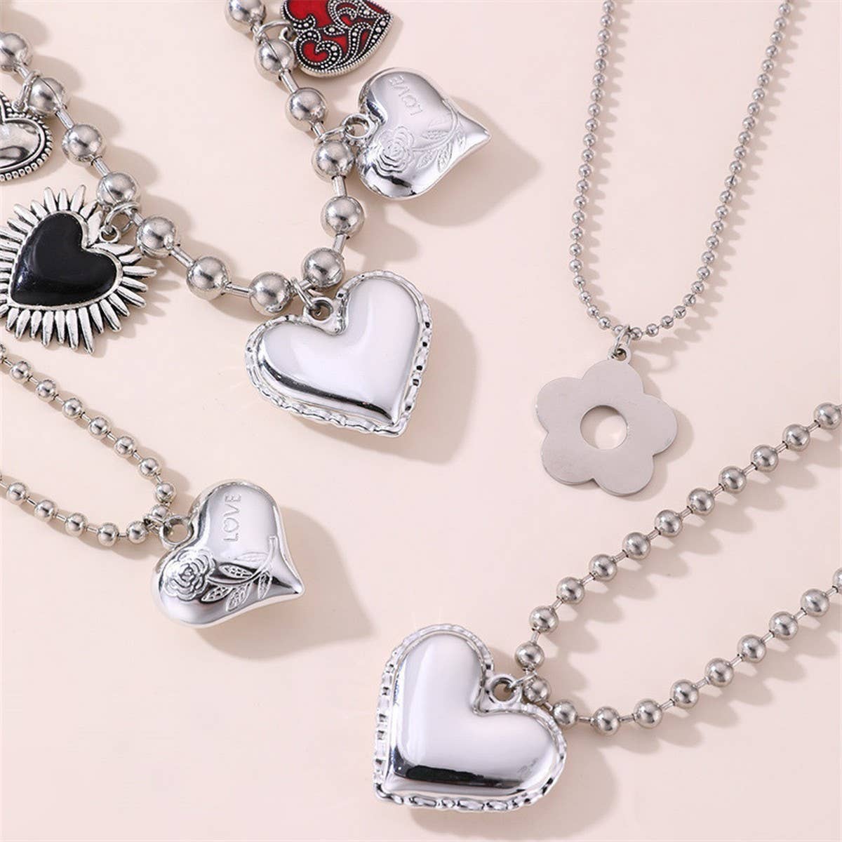 TYPE  NEW FASHION LOVE HIP HOP BEADED NECKLACE_CWMM3179 for wholesale on Faire6