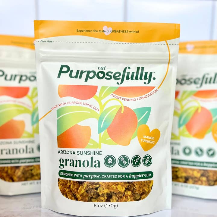 Mango Turmeric Granola (Arizona Sunshine) for wholesale by Eat Purposefully