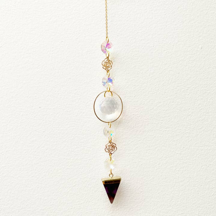 Byond the Looking Glass Gems - Wholesale Suncatcher - Wild Rose Suncatcher