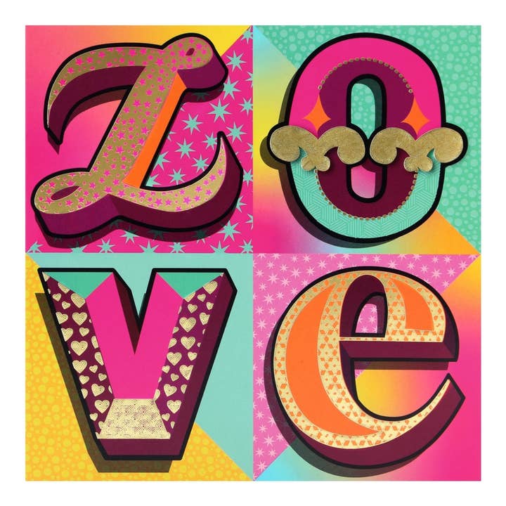 DZ04 Bobby Dazzlers - Love for wholesale by Santoro London