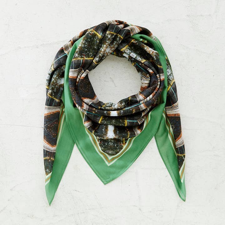 Scarf “Trainstation” - large for wholesale by SAHRA TEHRANI