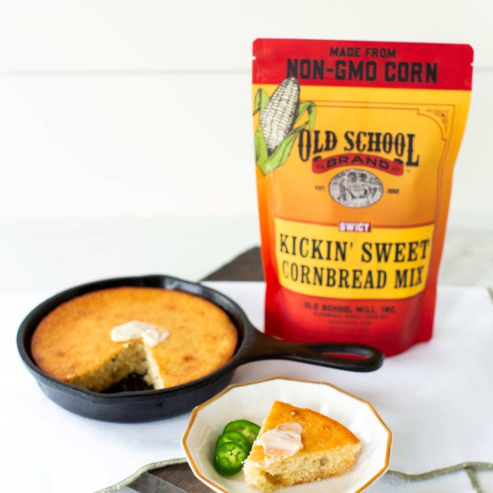 Old School Brandâ„¢ - Wholesale Cornbread Mix - Kickin' Sweet Cornbread Mix2
