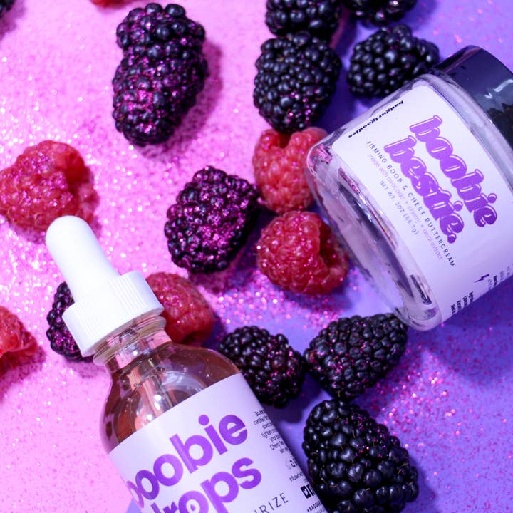 Badgurlgoodies - Wholesale Bath/Body Oil - Boobie Drops Acai Breast & Chest Crystal Infused Oil