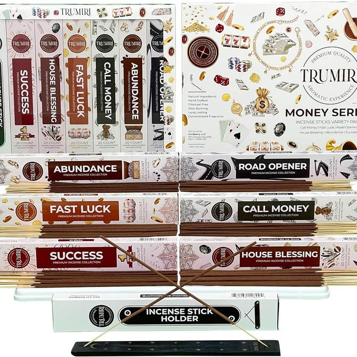 Pengar Rökelsepinnar Mångfaldspaket - 120 Rökelsepinnar för wholesale av TRUMIRI