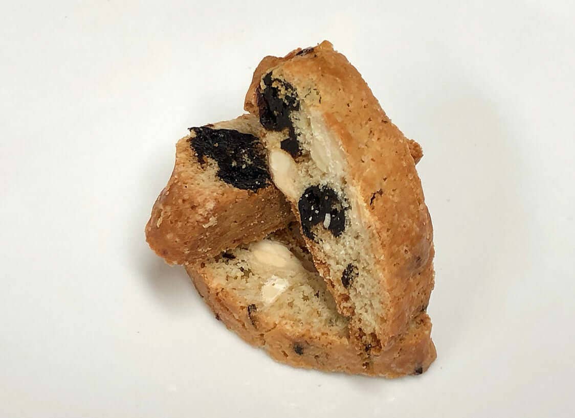 Nicola's Marketplace - Wholesale Cookie - Cherry Almond White Chocolate Biscotti2