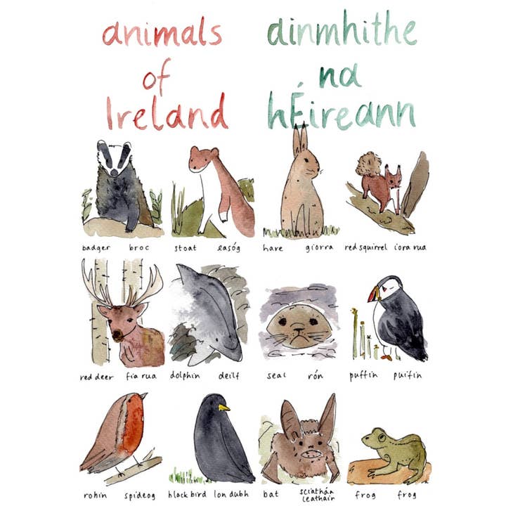 Lot de quatre impressions irlandaises A4 - quatre impressions de votre choi pour la vente par Hannah Lloyd Art