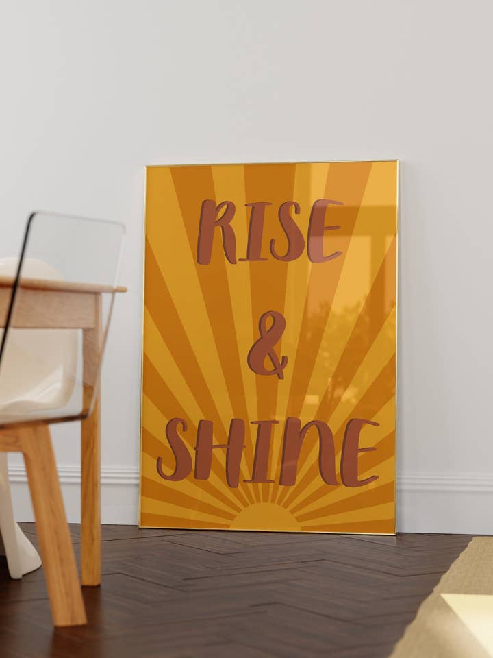 Stampa d'Arte "Rise and Shine" per la vendita all'ingrosso da parte di My own Bohome