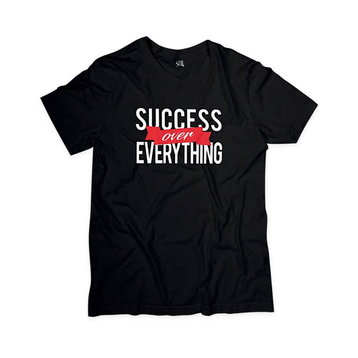 "Victory” Tee (Black) for wholesale by SuccessOverEverything Clothing