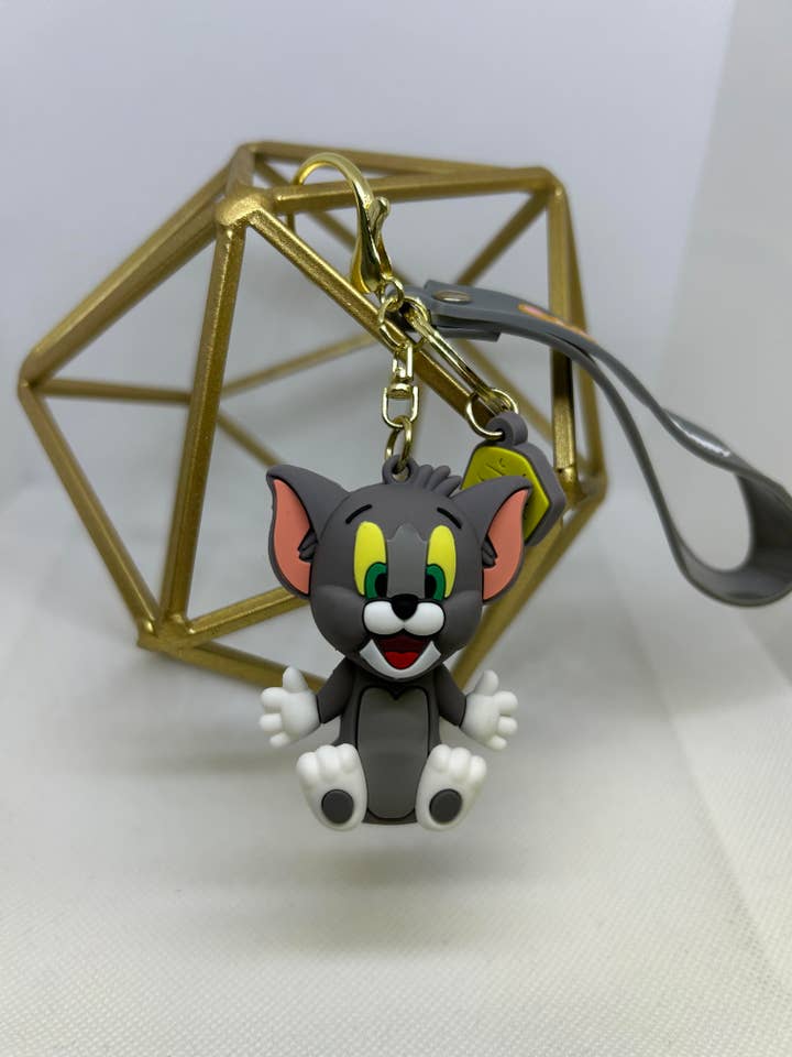 3D Tom and Jerry Cartoon Keychains for wholesale by SAVIOL