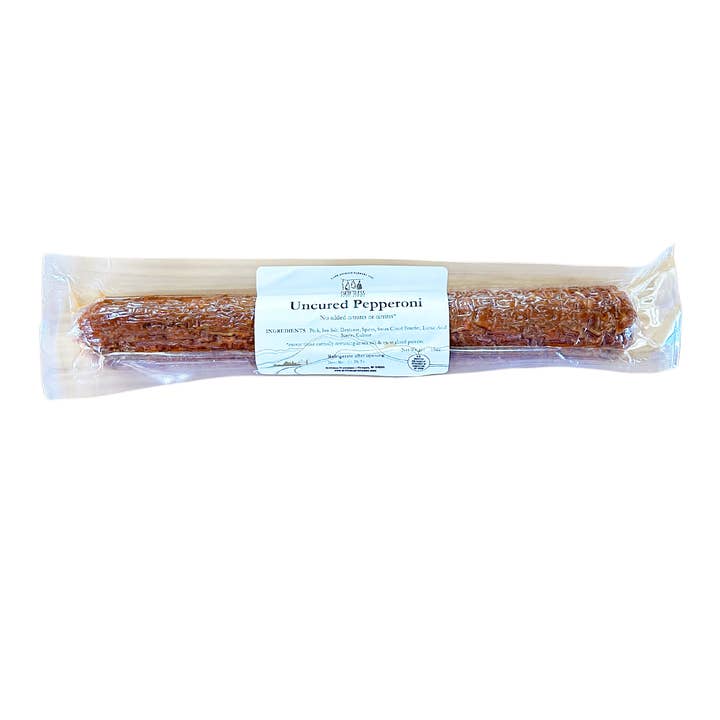 Uncured Pepperoni 14 oz - Foodservice for wholesale by Driftless Provisions