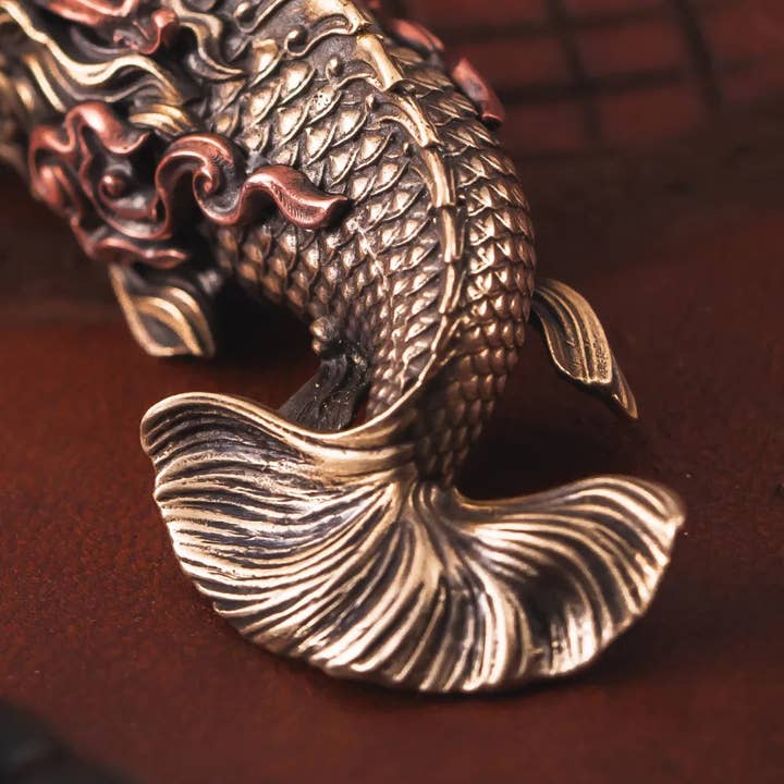Coppertist.wu – wholesale Individual charm/pendant – Dragon Fish Pendant5