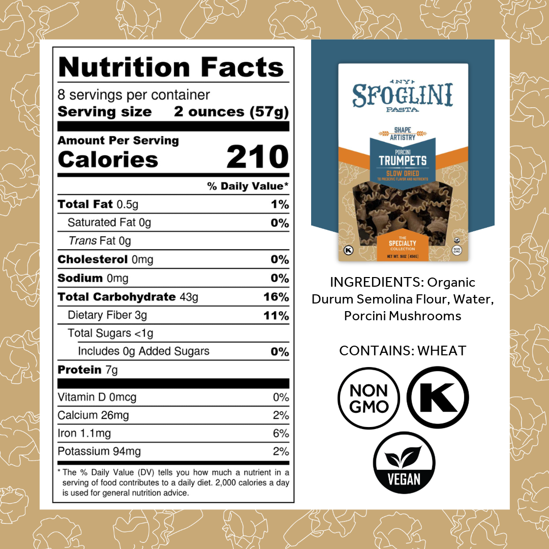 Sfoglini - Vente Pâtes - Trompettes aux Cèpes, Pâtes Spéciales5