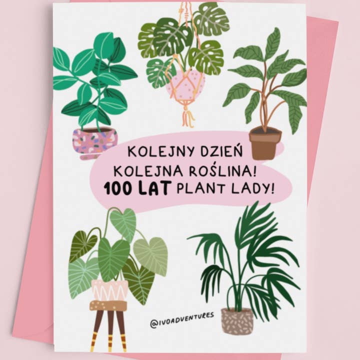 Karte - Pflanzenliebhaberin für den Großhandel von Yeah Bunny