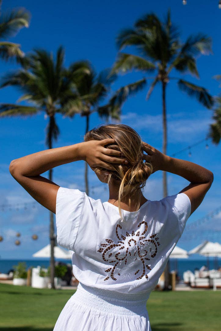 Bali Queen - Wholesale Dress - Women's - Eyelet Belle Maxi2