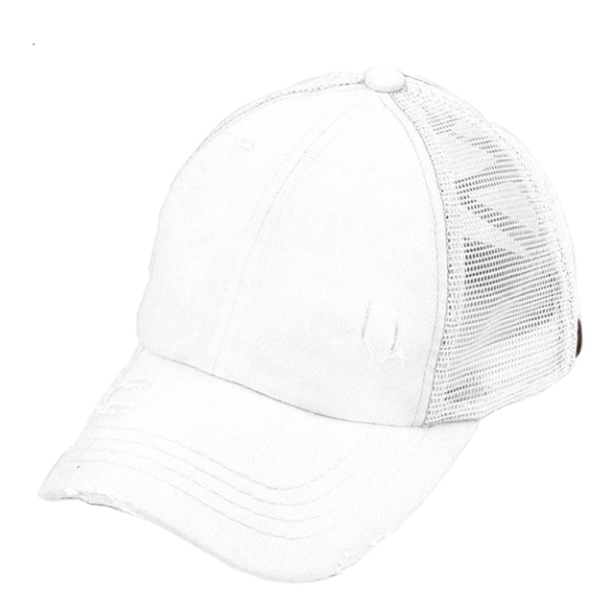 Truly Contagious – Großhandel Ponytail-Cap – Damen – CC Mehrstufige Criss-Cross-Ponymütze (BT-780)11