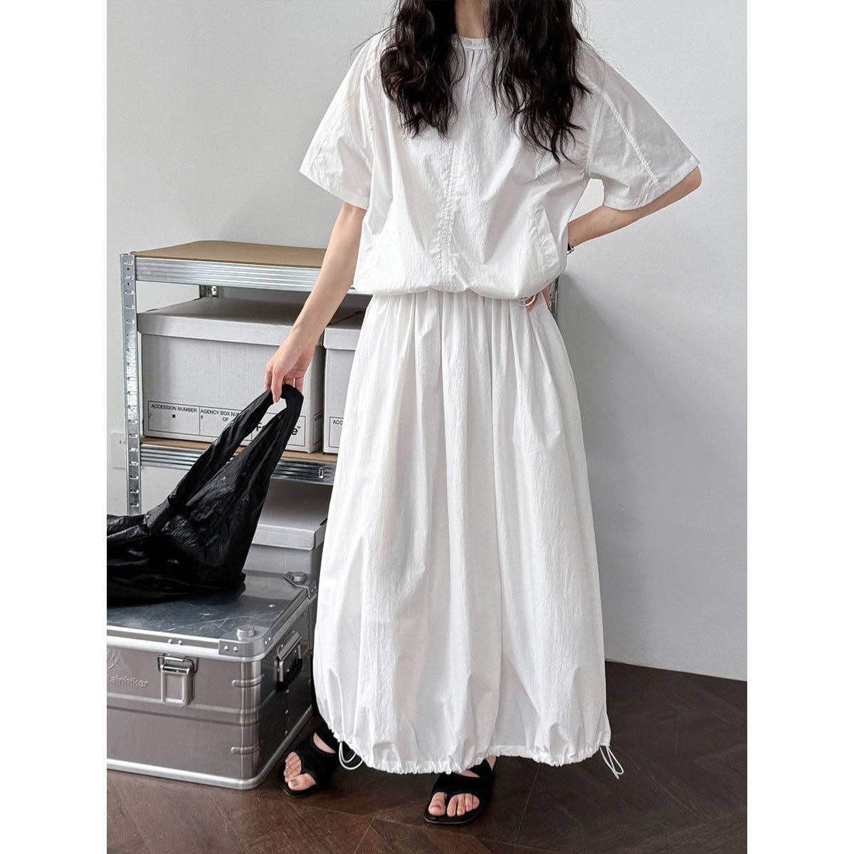 Marayn – wholesale Set med topp och kjol - Dam – 2025 NY Koreansk Stil Sommarset Chic Topp Kjol4