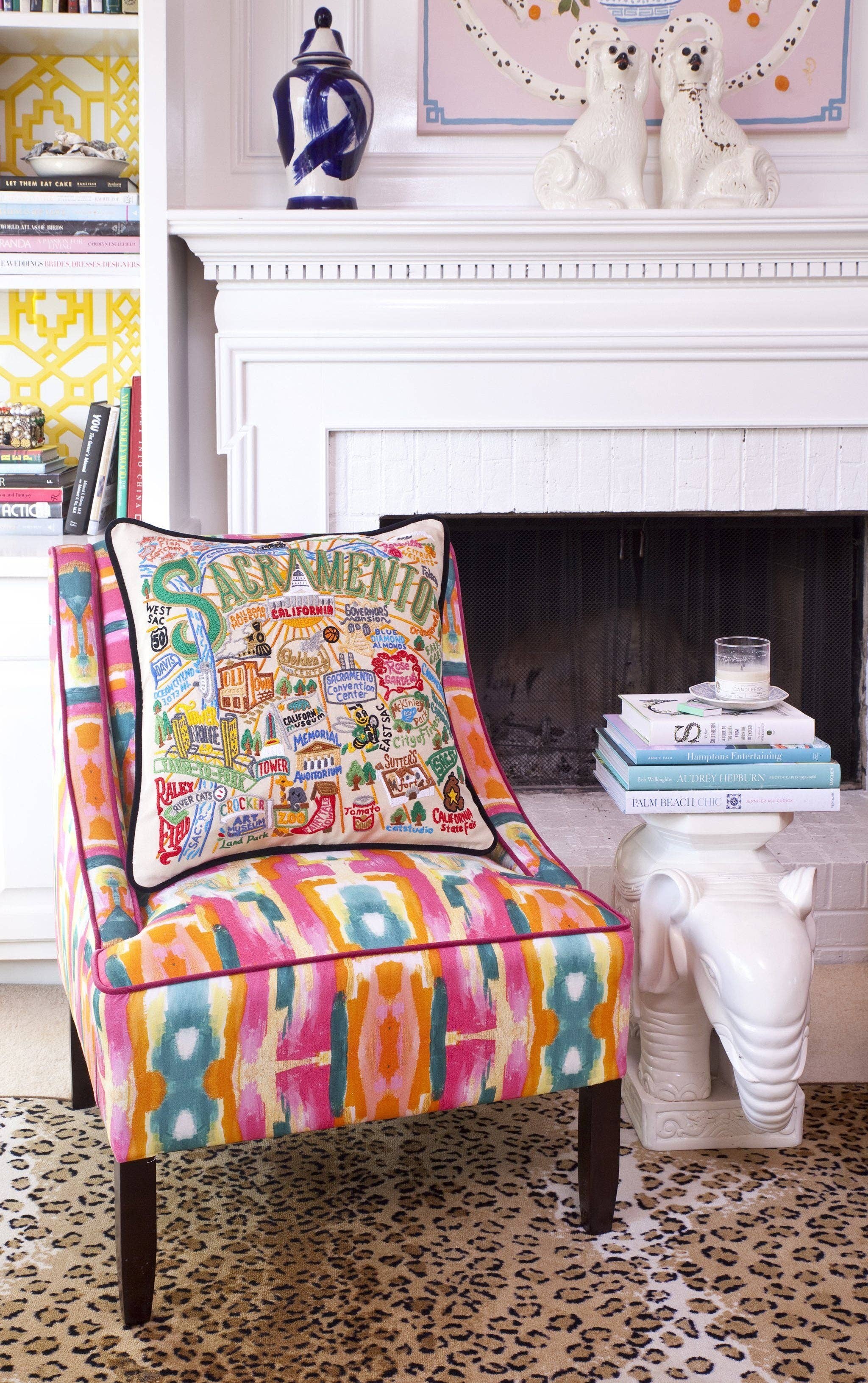 catstudio - Wholesale Throw/Decorative Pillow - Sacramento Hand-Embroidered Pillow3