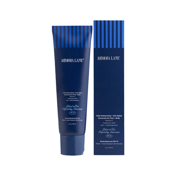 Mimosa Lane - Wholesale Sunscreen - Moisturizing+Anti-Aging SPF 45 (Face+Body)1
