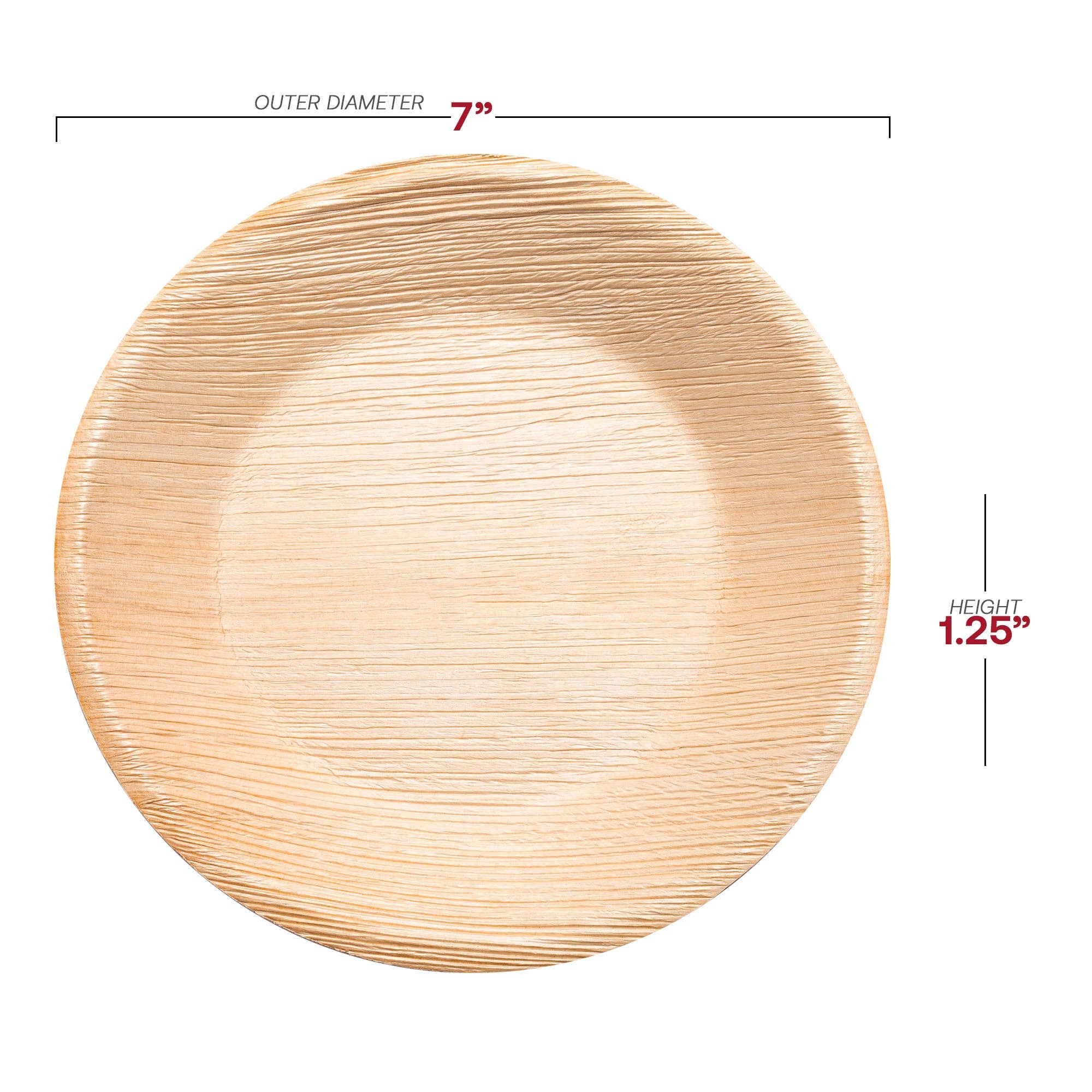 Smarty had a Party – Engroshandel Engangstallerken – 13 oz. Runde Miljøvenlige Suppeskåle af Palmeblad - 25 stk.2