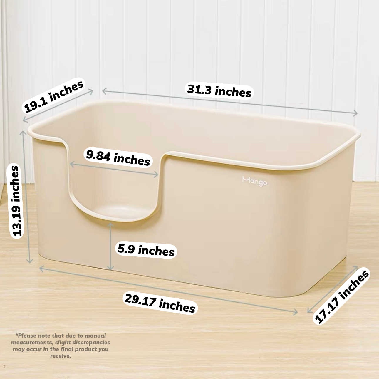 Mangopets - Wholesale Cat Litter Box - Butter Litter Box XXL (Double Extra Large)15