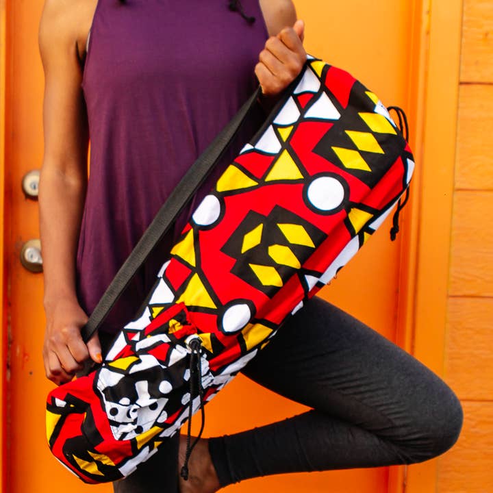 Saco de tapete de ioga de cor pop por atacado de Africa On My Back