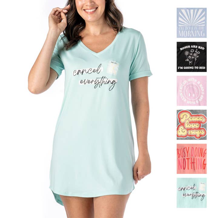 DM Merchandising - Wholesale Screen Printed T-Shirt - Women's - Hello Mello Let Me Sleep Shirt 6.0 Assortment
