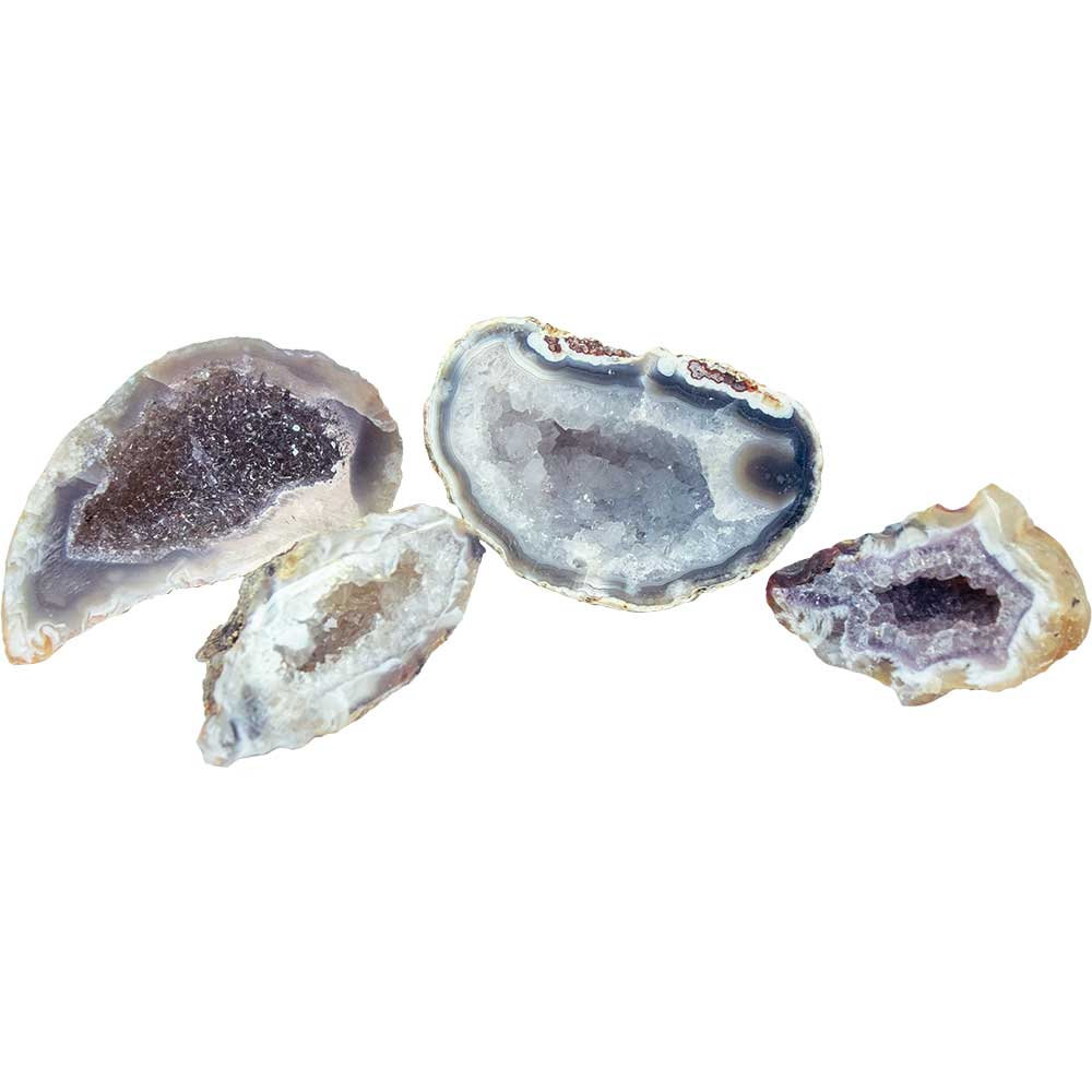 Kheops International - Wholesale Spiritual Stone/Crystal - Geodes by the Flat - Natural Agate (3-3.5lbs)1