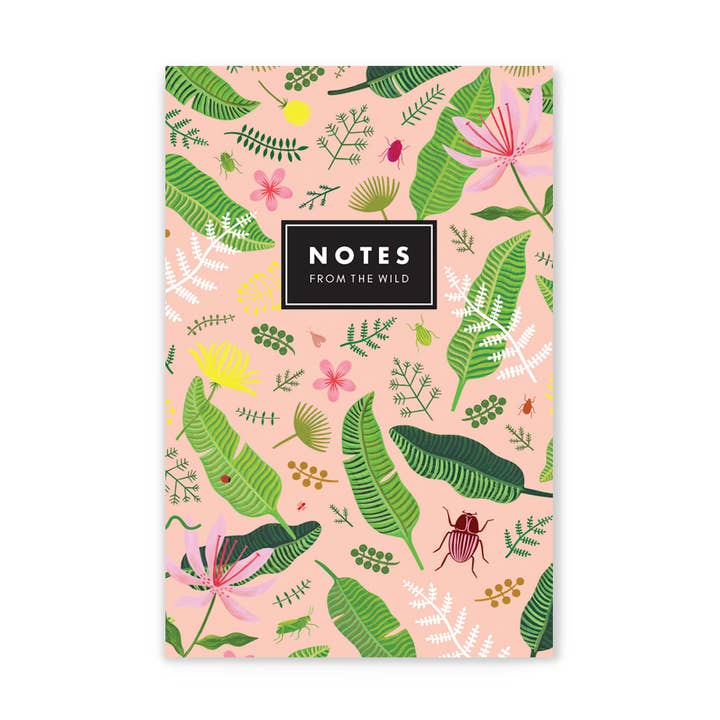 Noter fra den vilde mini notesblok - Blush for engroshandel hos Girl w/ Knife