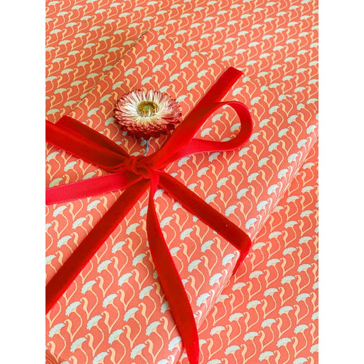 re:mused studio - Wholesale Flat Wrap - Calendula Gift Wrap Sheet-Double Sided9