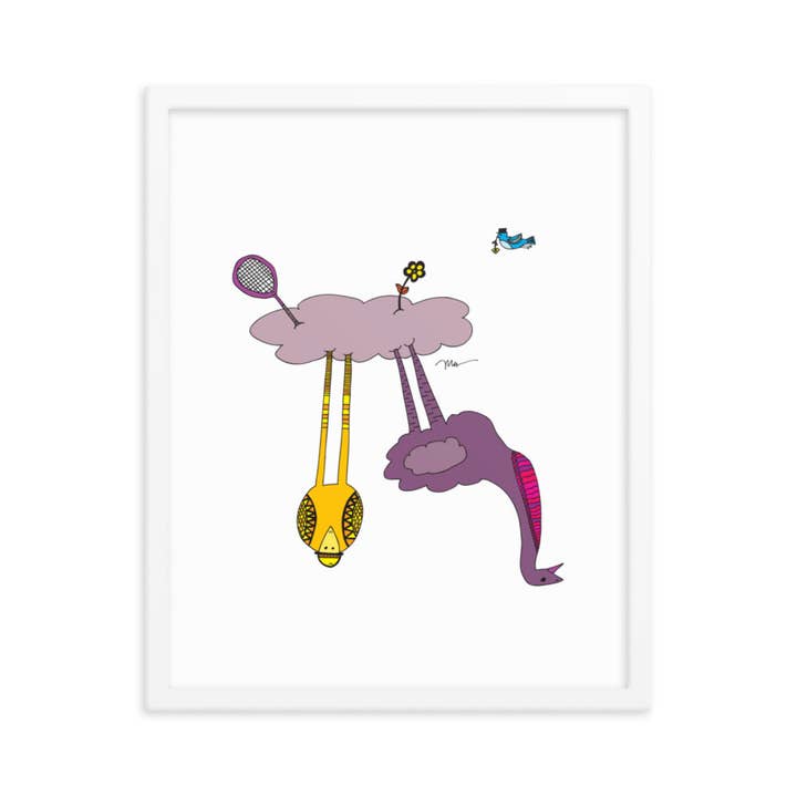 The MoMeMans - Wholesale Art Print - The Cloud Birds Print6